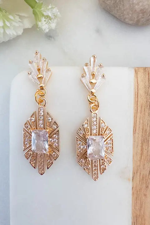 Geometric Statement Earrings