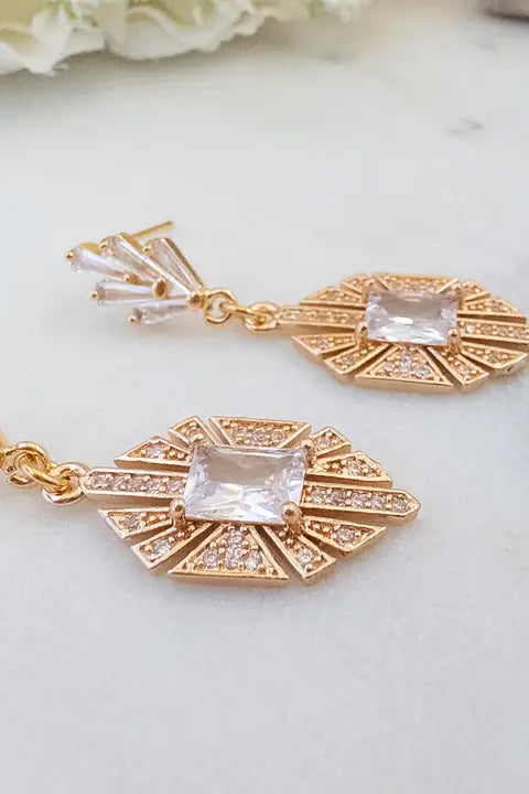 Geometric Statement Earrings