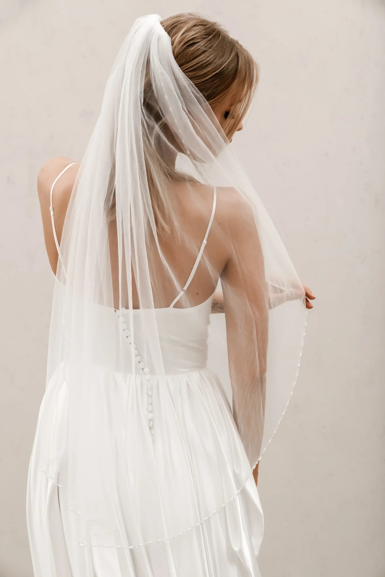 Beaded Edge Veil