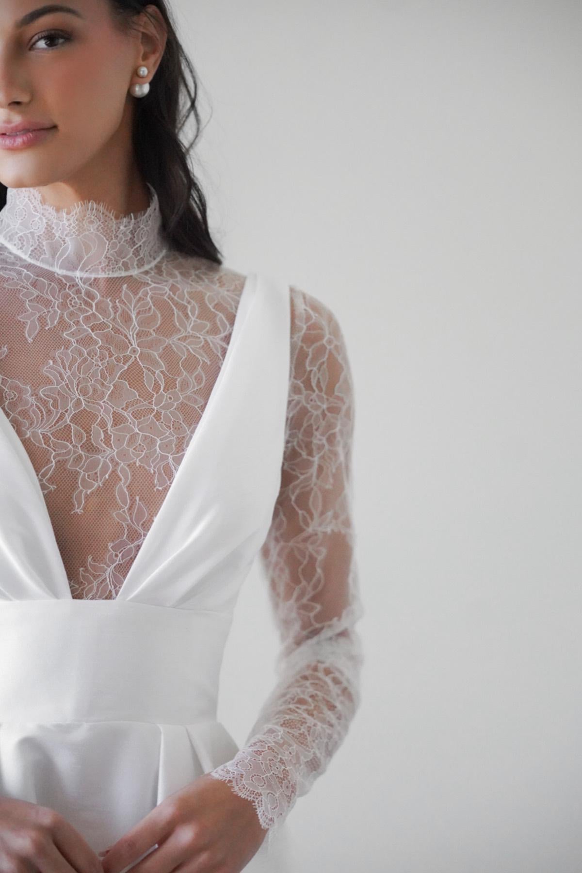 Sencha Lace Bodysuit – The Dress Bride