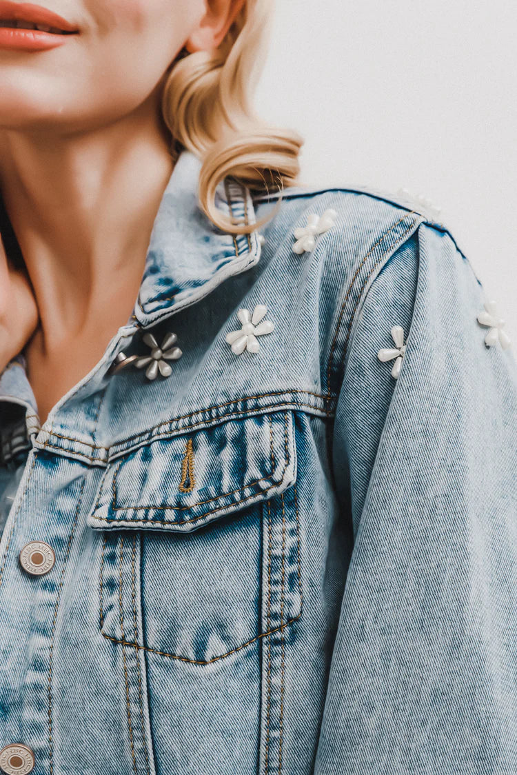 Flora Denim Jacket