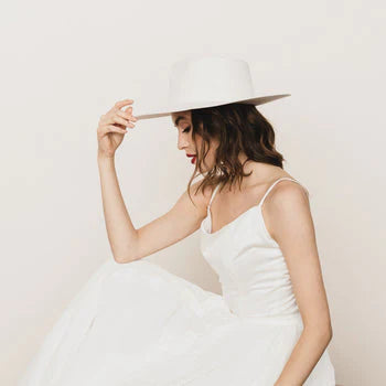 Wool Bridal Hat