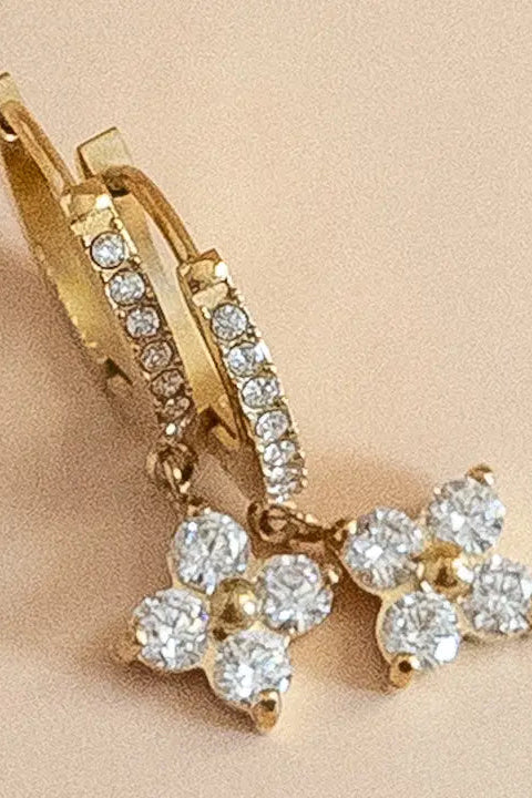 Star Huggie Hoop Earrings