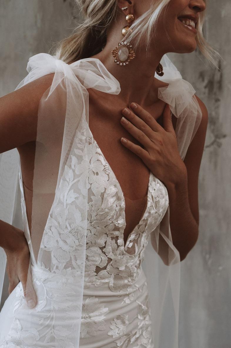 reformation wedding dresses Reformation Ronda Cowl Neck Silk Wedding Dress