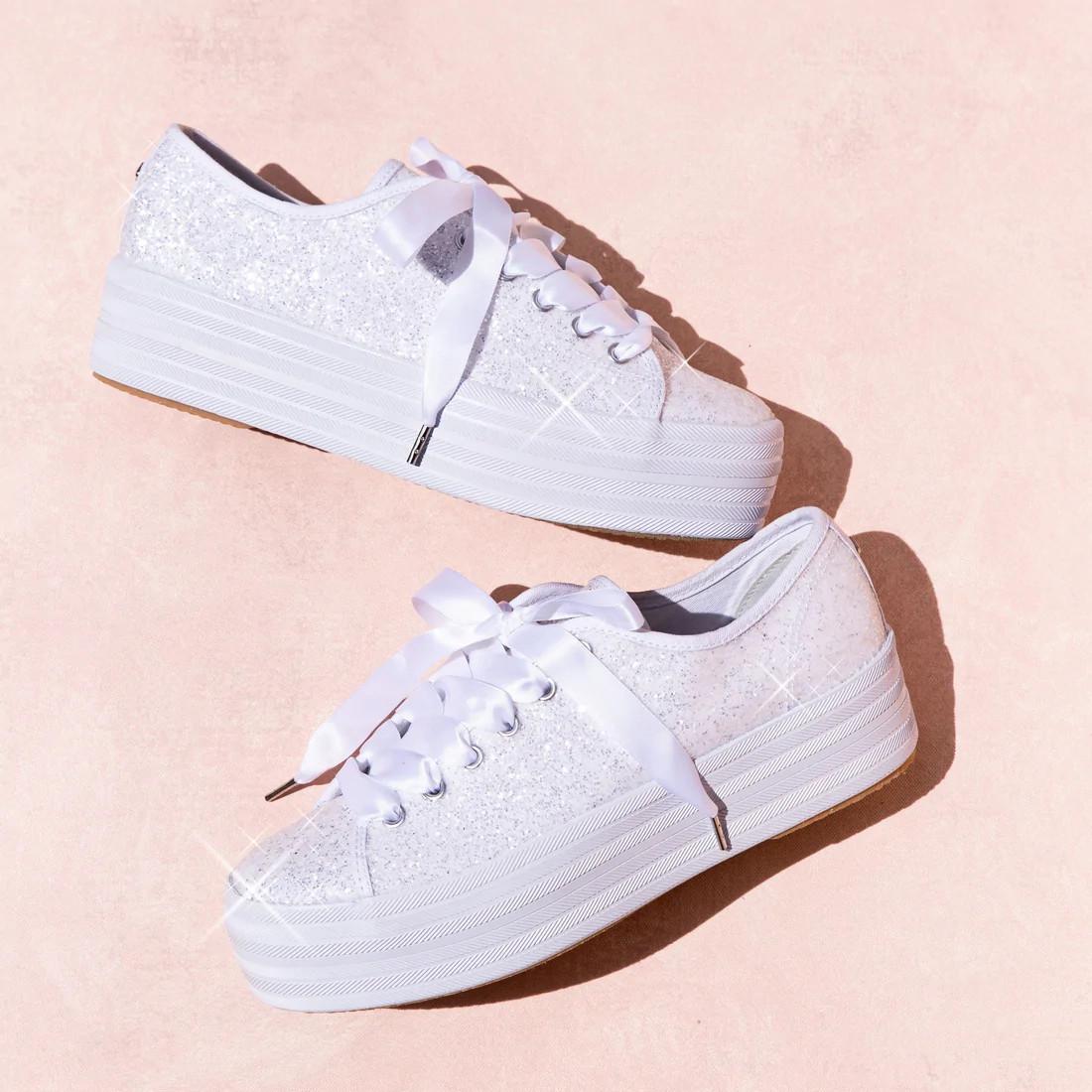 Platform Bridal Sneakers