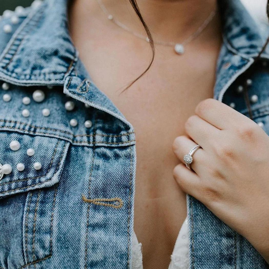 Embroidered Pearl Studded Jacket